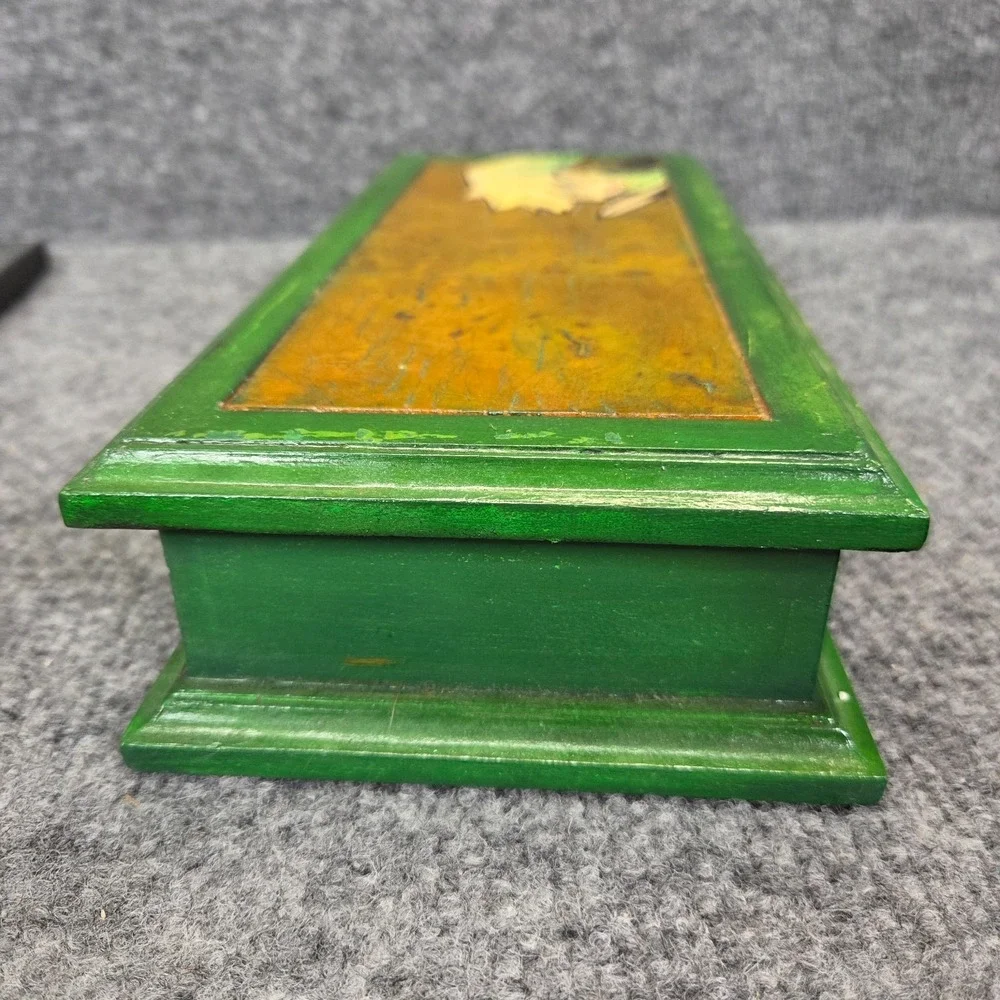 Nintendo‎ The Legend of Zelda Link Hand Painted Wooden Trinket Box Art OOAK Gift